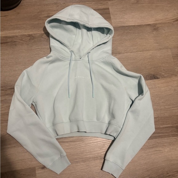 Alphalete Tops - Mint Green Alphalete Hoodie